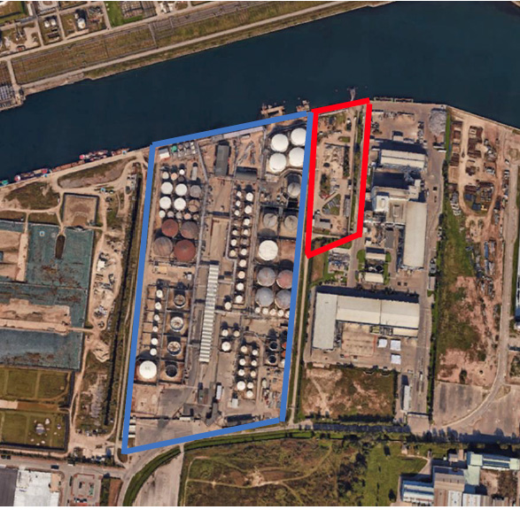 La zona dove verrà realizzato il terminal
